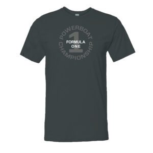 Formula 1 Powerboat Championship Circle Logo T-Shirt - Black