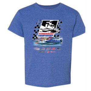 F1 Powerboat Championship Schedule T-Shirt - Youth Blue